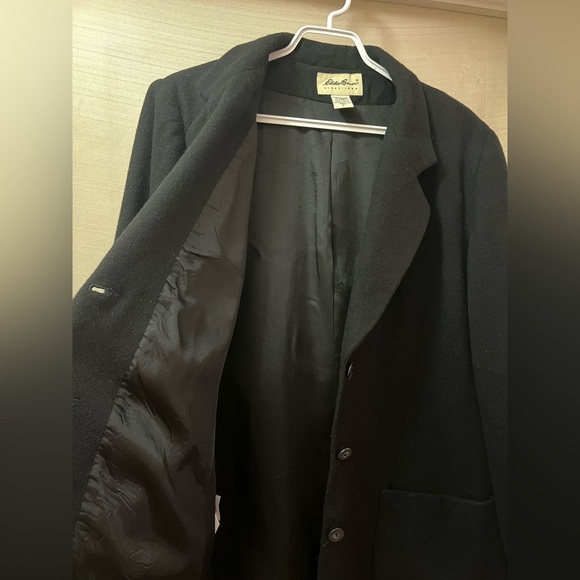 Vintage Eddie Bauer Wool Angora Blend Blazer Jacket Tall Large - Picture 2 of 10